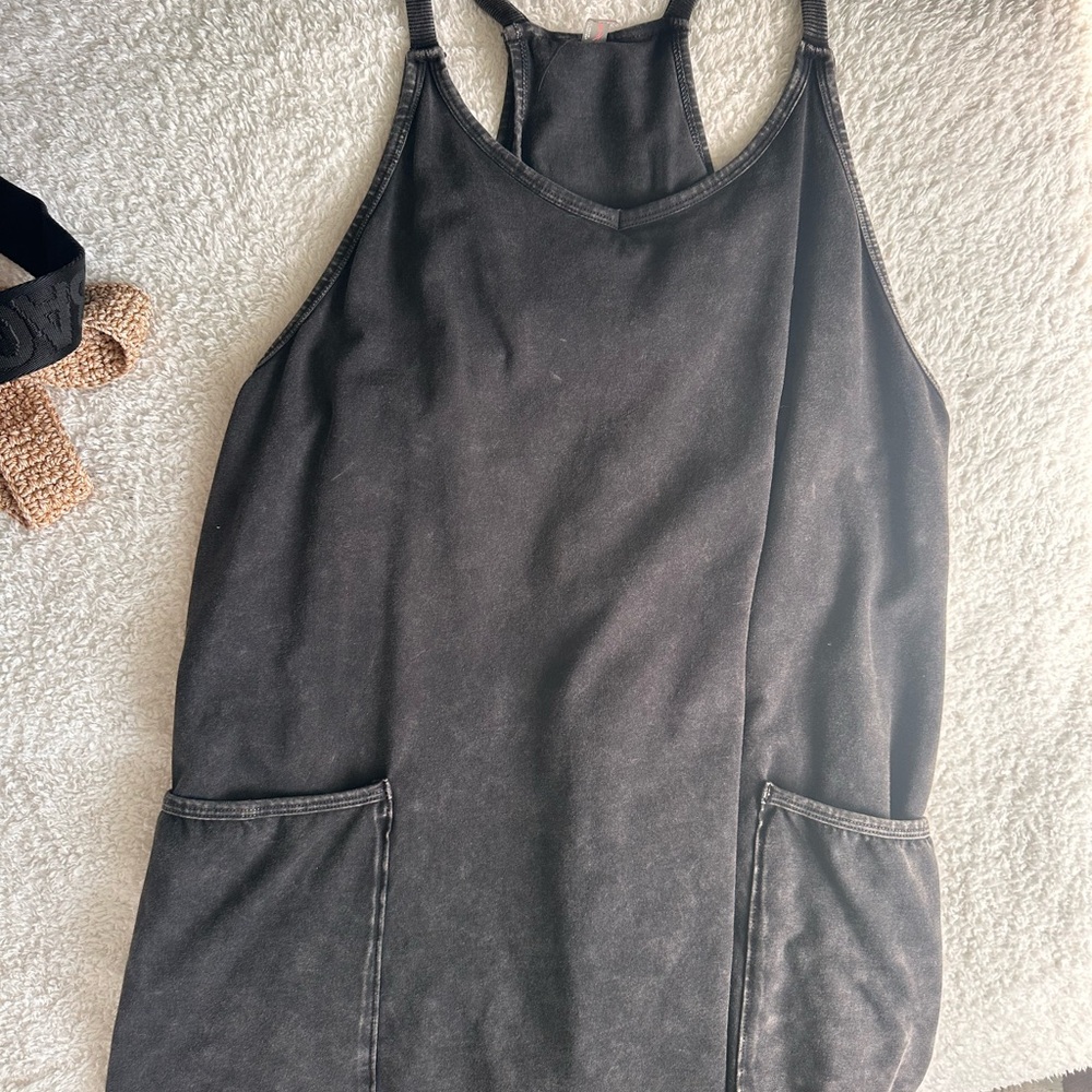 Free People Black Sleeveless Dress